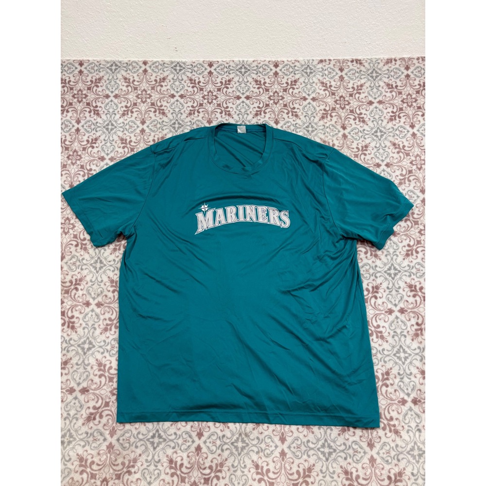 Sport-Tek Seattle Mariners Teal Performance T-Shirt Mens 3XL MLB Baseball Tee